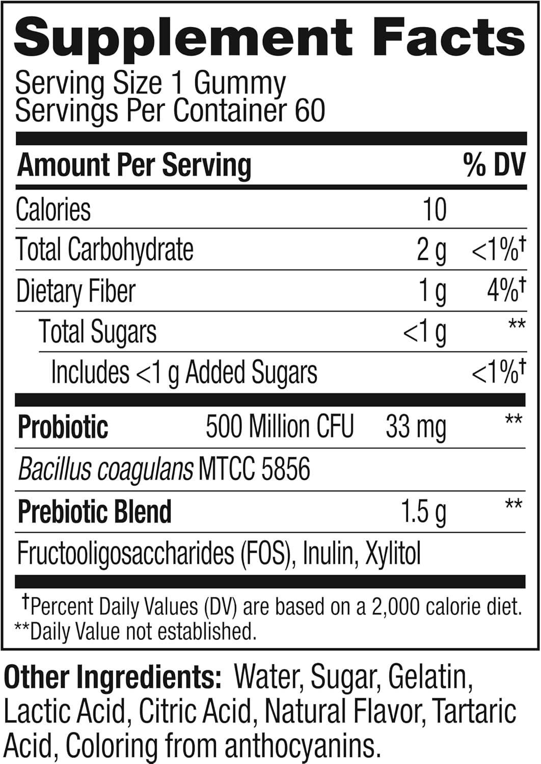OLLY Gomitas probióticas + prebióticas, apoyo digestivo y salud int...