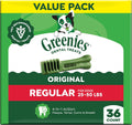 Greenies - Golosinas dentales regulares para perros, sabor original...