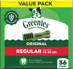 Greenies - Golosinas dentales regulares para perros, sabor original...