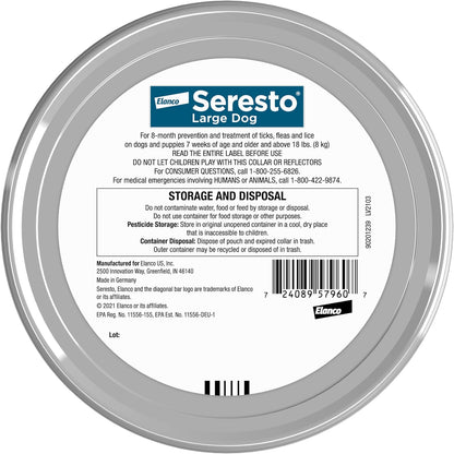 Seresto Collar de Tratamiento y Prevención de Pulgas y Garrapatas R...