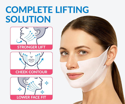Stylia MaxiLift V-Line - Máscara facial de colágeno con elevación \...