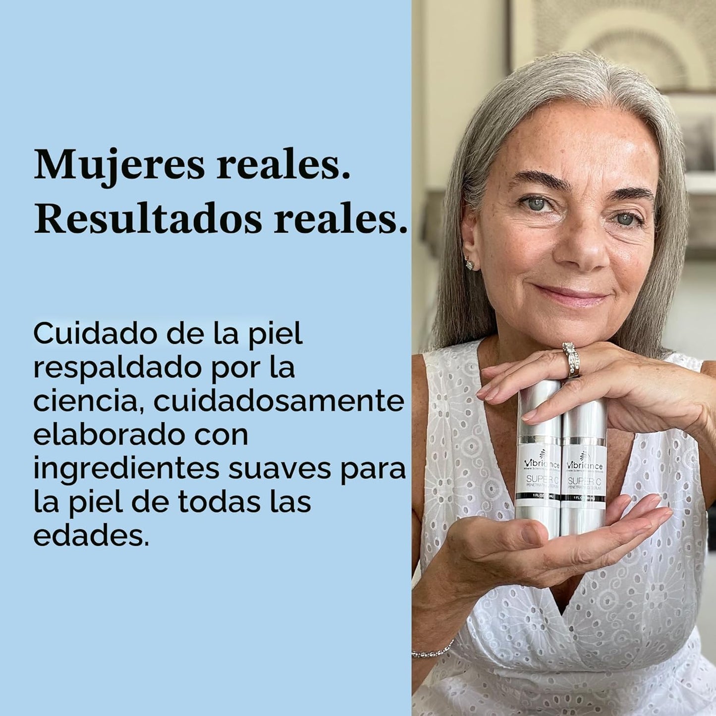 Vibriance Super C Serum para piel madura, fórmula vitamínica todo e...