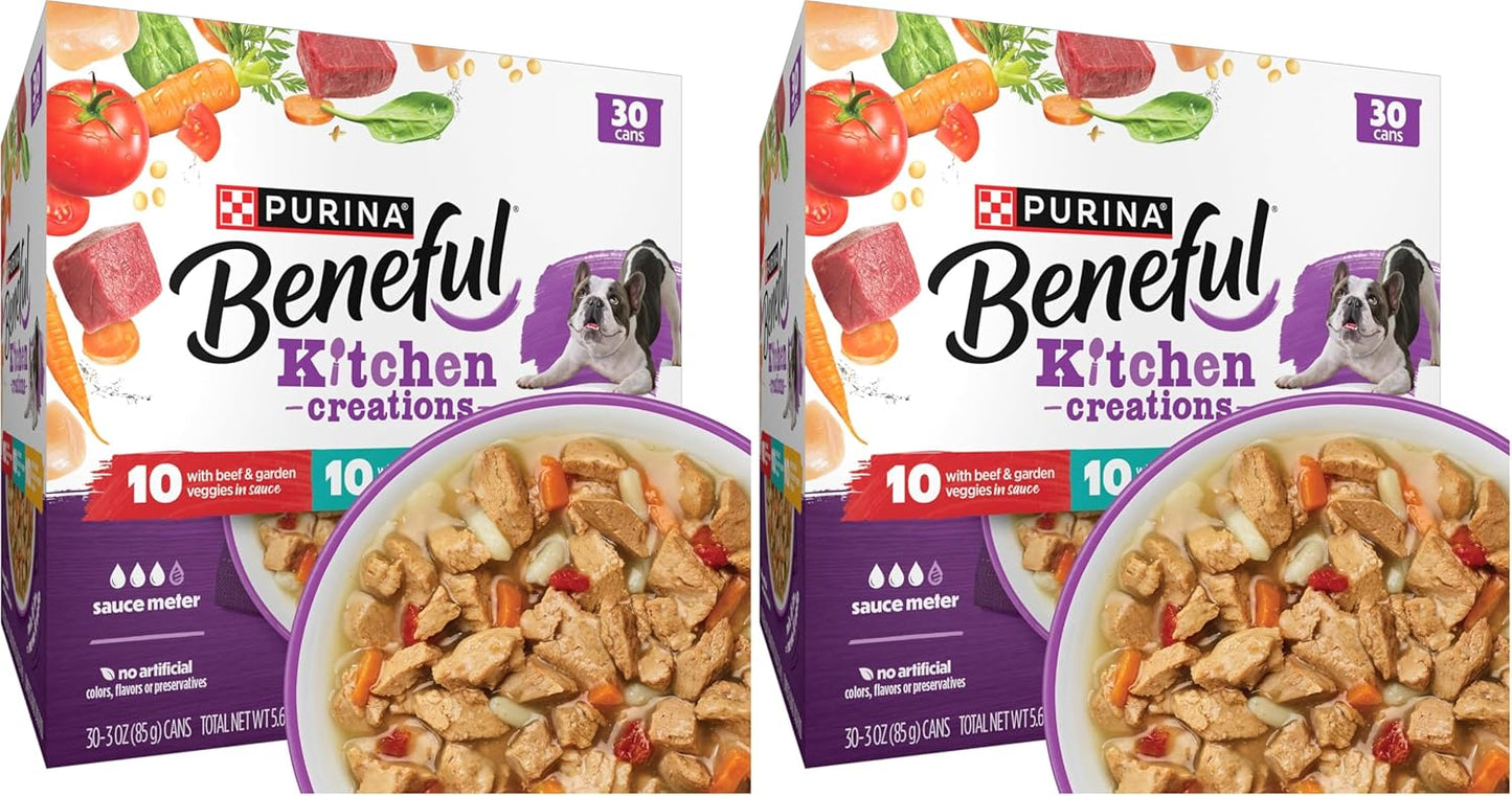 Beneful Purina Kitchen Creations - Alimento húmedo para perros con...