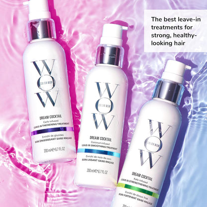 COLOR WOW Dream Cocktail - Tratamiento sin enjuague con infusión de carbohidratos, transforma el cabello fino a grueso y completo | con protección contra el calor