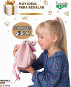 Naturally KIDS - Mini mochila Triceratops rosa, regalo para niños 2...