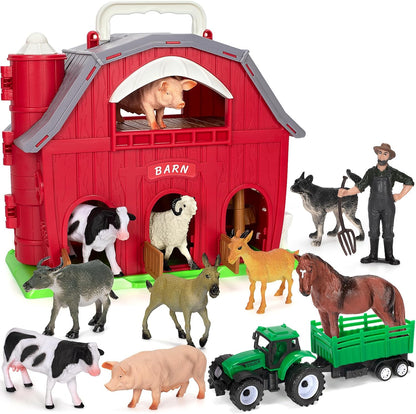 Juguetes de Animales de Granja para Niñas y Niños Pequeños de 1, 2,...