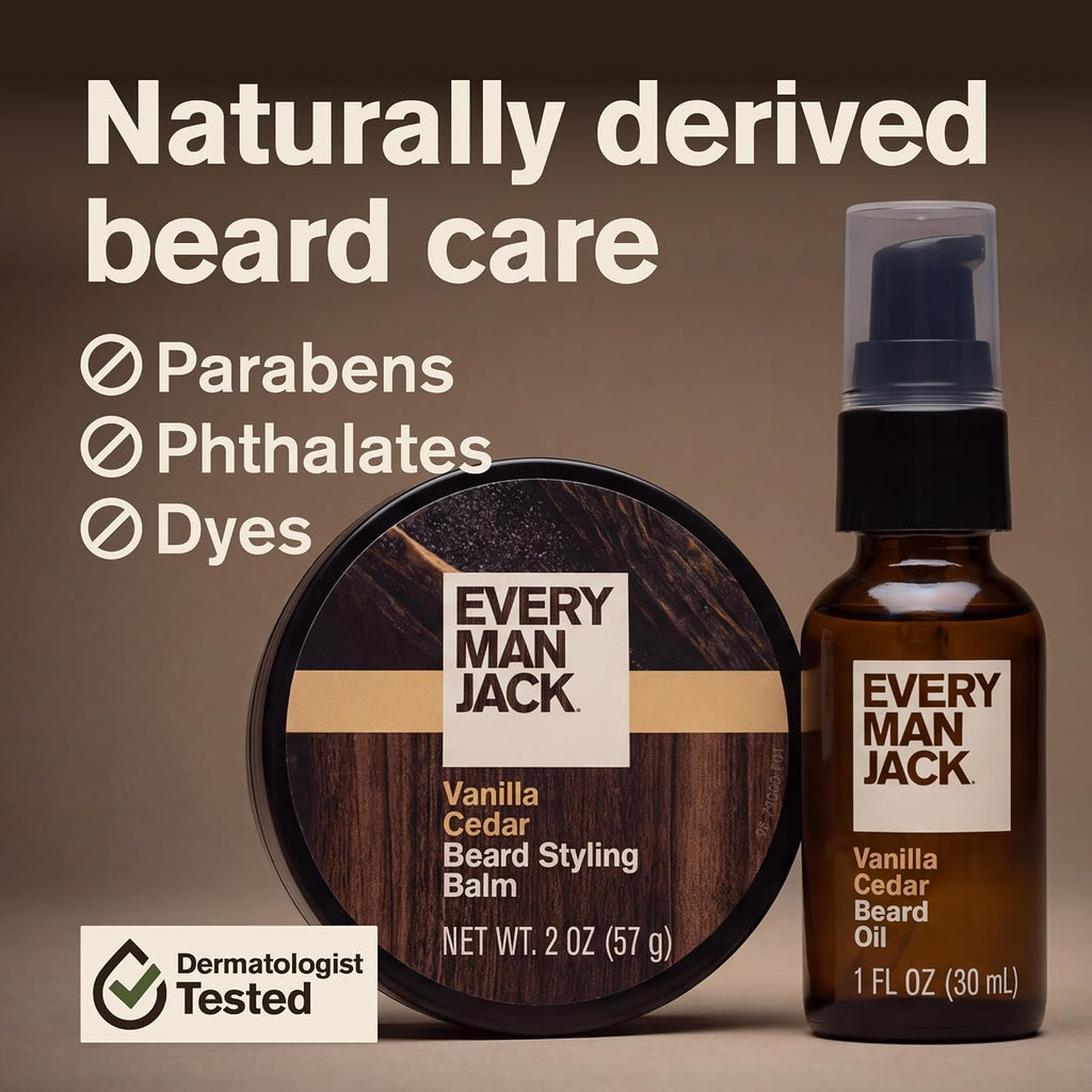 Every Man Jack Kit esencial para el cuidado de la barba para hombre...