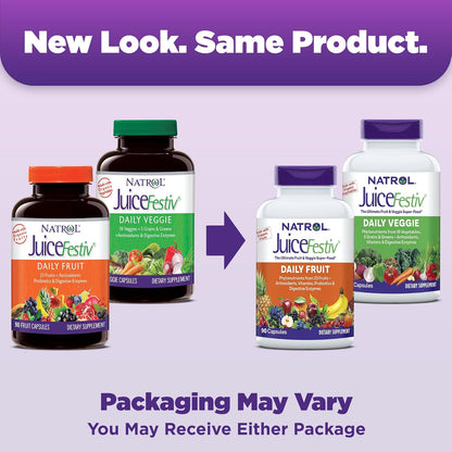 Natrol JuiceFestiv, vitaminas y suplementos para la nutrición y el...