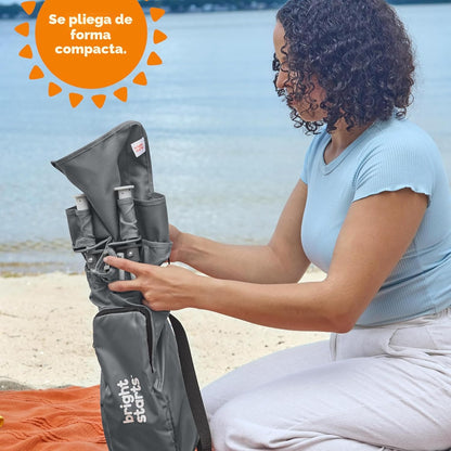 Bright Starts Pop 'N Sit Asiento elevado portátil, para uso en...