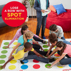 Hasbro Gaming Twister Ultimate: Tapete más grande, más puntos de co...