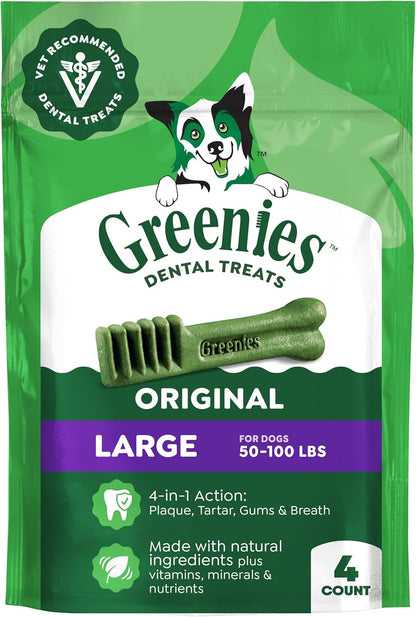 Greenies Golosinas dentales naturales para perros adultos recomenda...