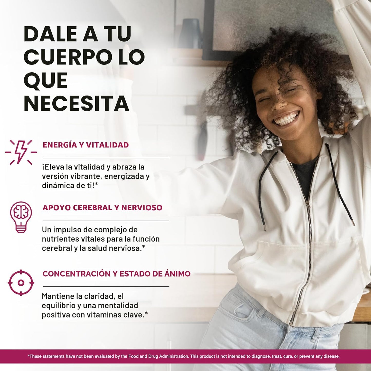 Vitamina B-Complex orgánico USDA B5 ácido pantoténico | B12 metilco...