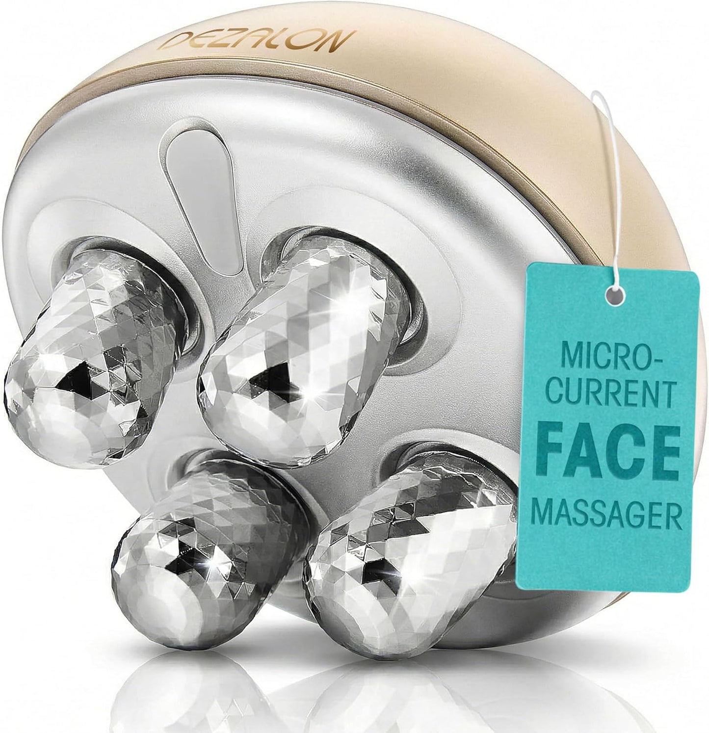 DEZALON Dispositivo facial de microcorriente, herramienta de masaje...