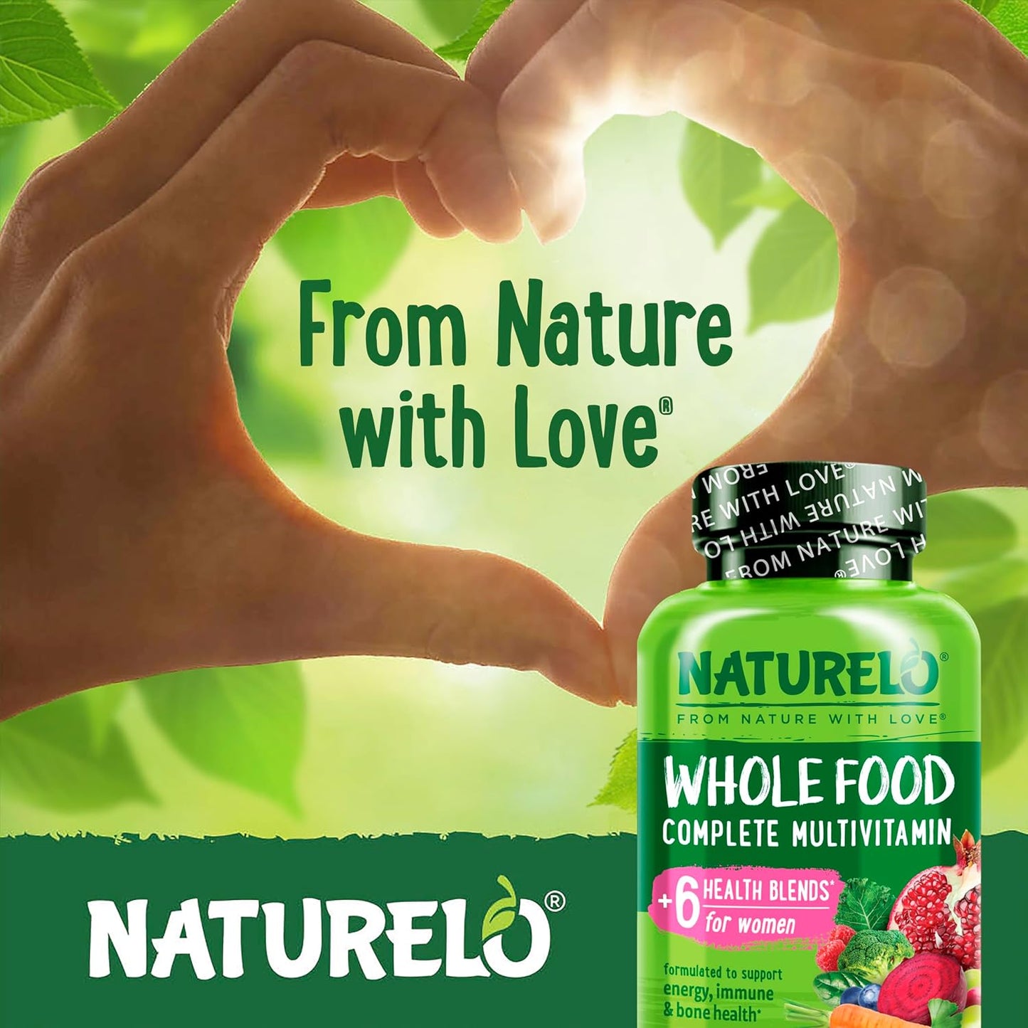 NATURELO Multivitamínico de Alimentos Integrales para Mujeres - con...