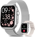 SWGOTA Reloj inteligente para mujer, reloj inteligente de 1.85 pulg...