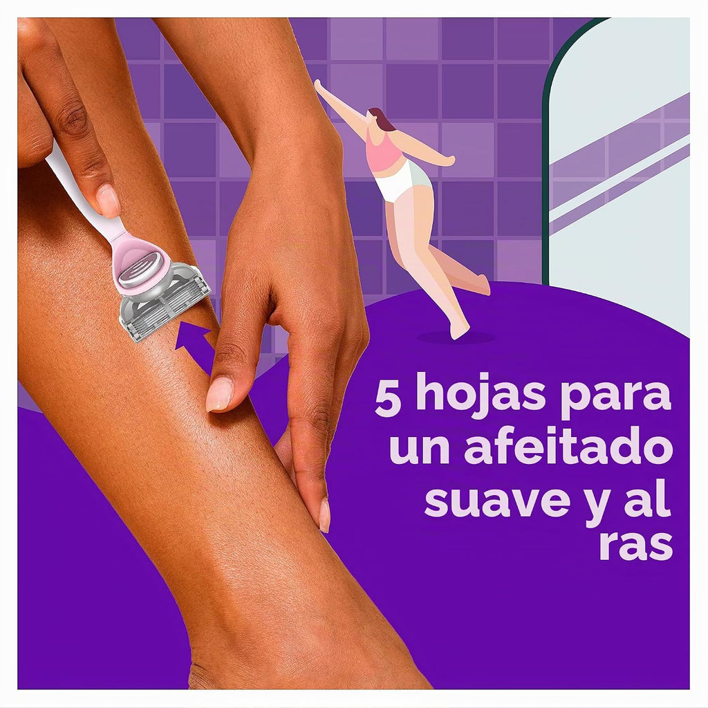 joy Lubrastrip - Recambios de cuchilla de afeitar para mujer, 12 un...