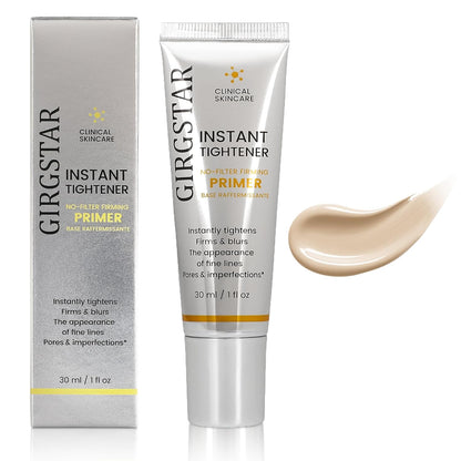 Imprimación instantánea borrosa y reafirmante para la cara antes del maquillaje, tensador de perfección, suaviza visiblemente el aspecto de líneas finas, arrugas y poros - Asegura el