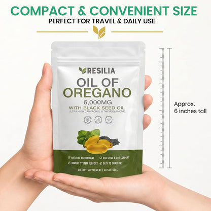Cápsulas blandas Resilia con aceite de semilla negra de 6000 mg \u2...