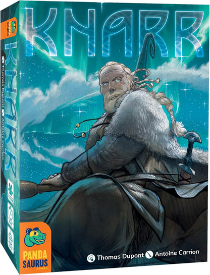 Knarr Board Game - Form the Greatest Band of Vikings! Thrilling Exploration and Strategy Game, Fun Family Game for Kids & Adults, Ages 10+, 2-4 Players, 30 Min Playtime, Made by Pandasaurus Games