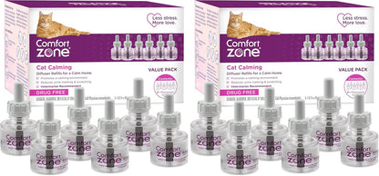 COMFORT ZONE Recambio de difusor calmante para gatos, paquete de 12...