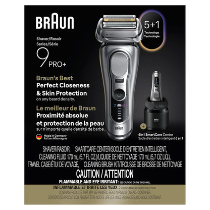 Braun Series 9 PRO+ - Afeitadora eléctrica para hombres, maquinilla...