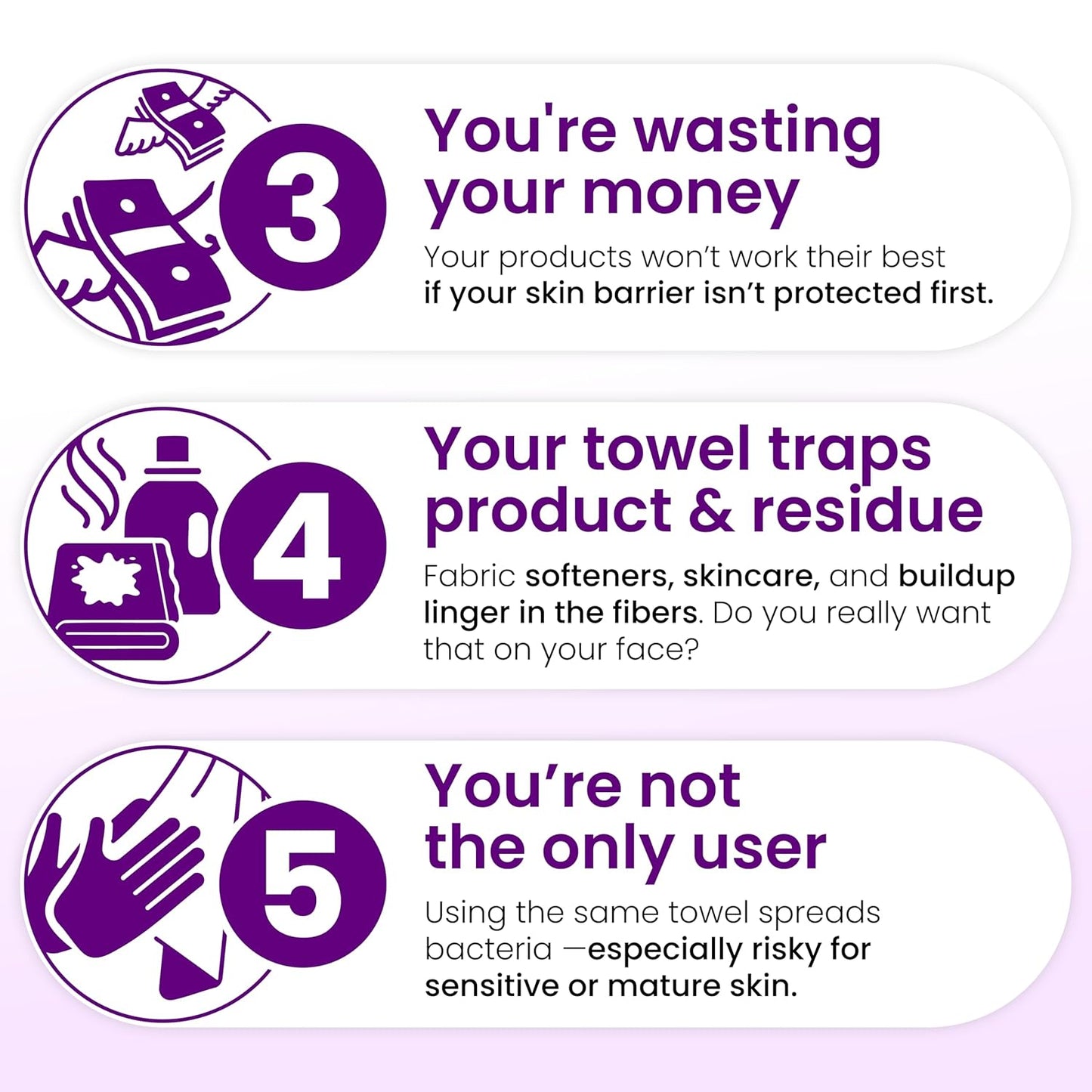CLEAN SKIN CLUB Healthy Aging Clean Towels® XL, suaviza las arrugas...