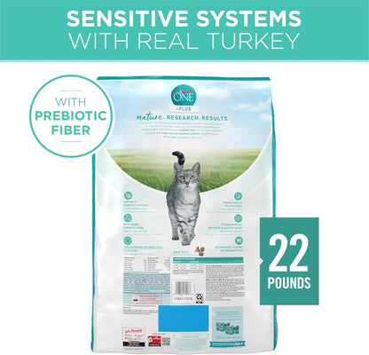 Purina ONE Estómago sensible, piel sensible, alimento seco natural...