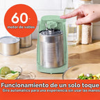 bella Abrelatas eléctrico y afilador de cuchillos, palanca de corte...