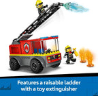 Camión de Bomberos con Escalera de LEGO City - Juguetes de Camiones...
