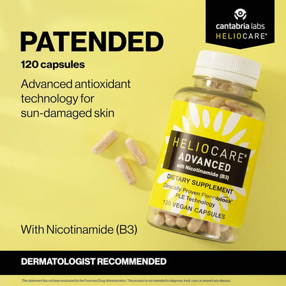 Heliocare Suplemento Avanzado de Niacina B3: Extracto Fernblock PLE...
