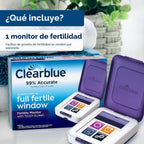 Clearblue Monitor de fertilidad, 1 monitor de pantalla táctil, 1 un...