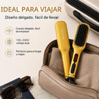 MEGAWISE - Cepillo alisador de pelo, cepillo térmico de cerámica pa...