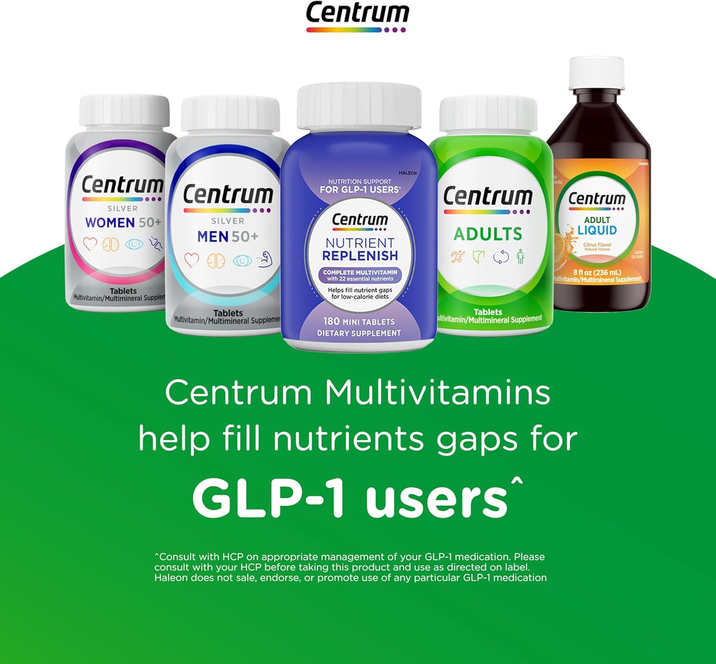 Centrum Multivitamínico para mujeres, suplemento multivitamínico\/m...