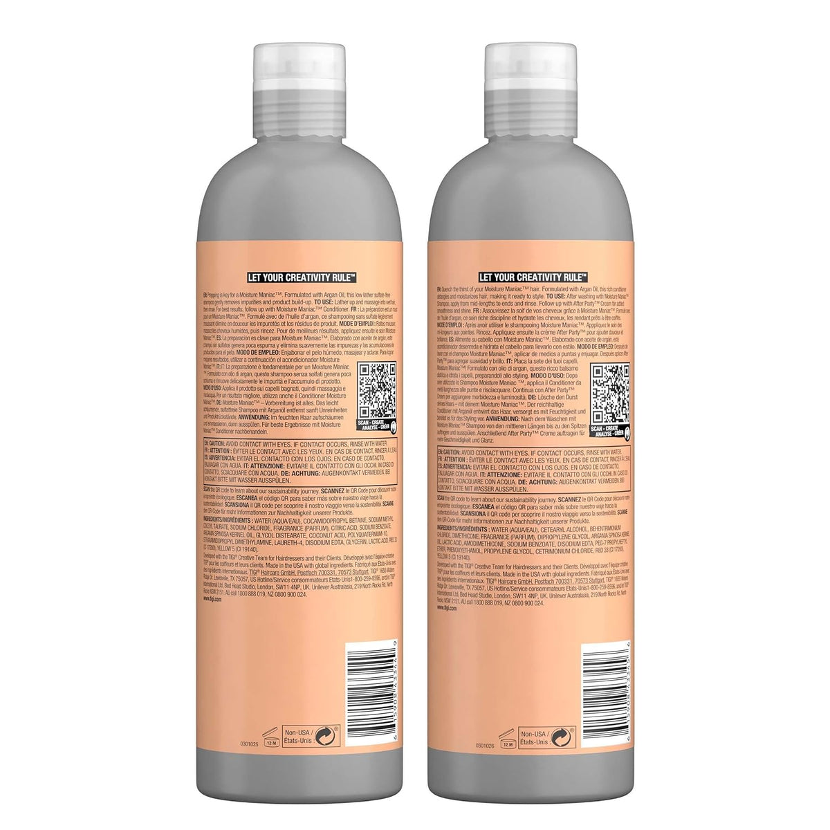 TIGI Bed Head - Juego de champú y acondicionador sin sulfato para c...