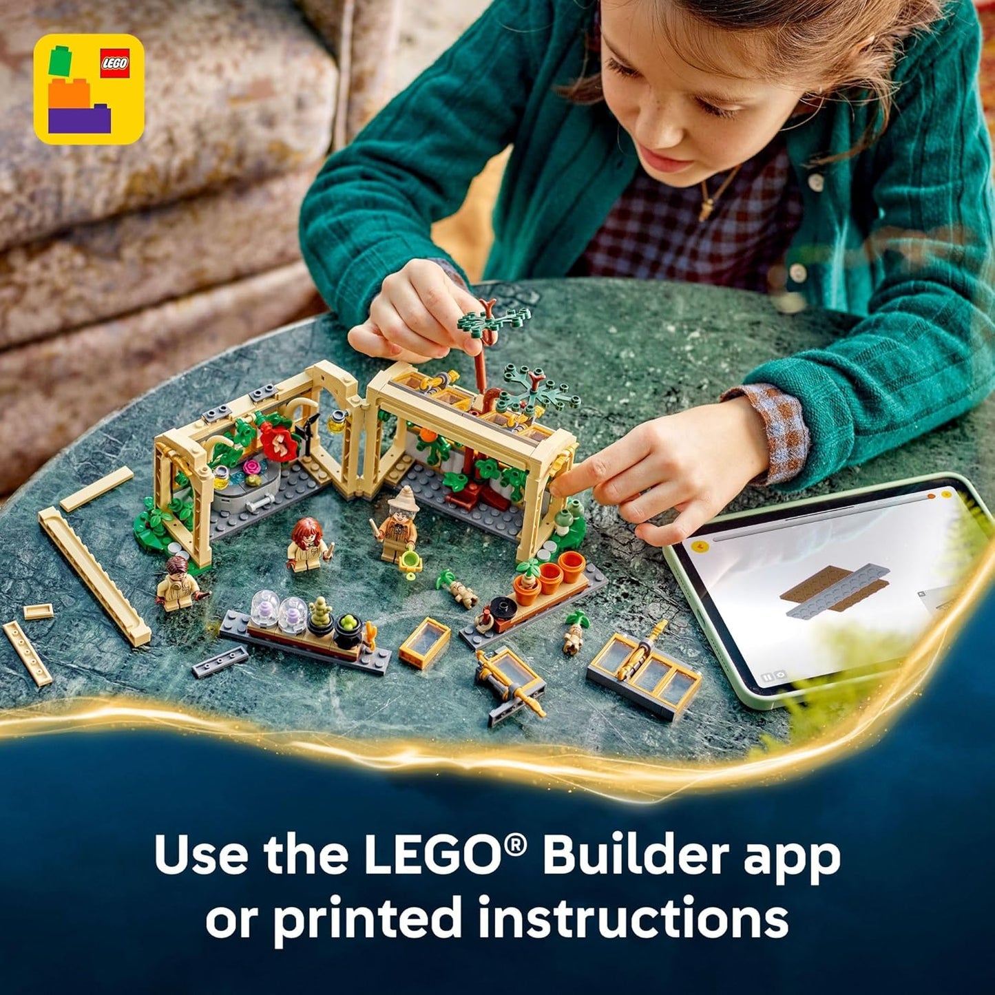 LEGO Harry Potter Hogwarts Castle: Herbology Class Juguete para Niños - Juguete de construcción y aprendizaje para juego de simulación - Harry Potter coleccionable para niños y niñas, a partir de 8