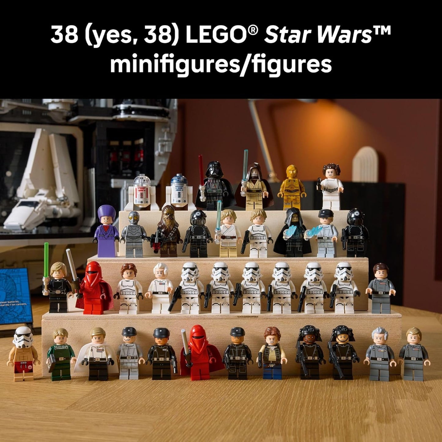 LEGO Star Wars - Juego de construcción de Estrella de la Muerte para adultos, mayores de 18 años, coleccionable y decoración de habitación para oficina, dormitorio o estante de libros, actividad
