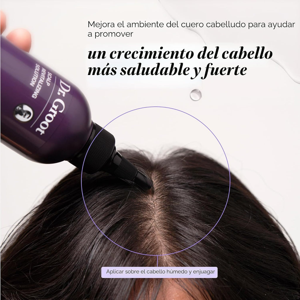 Dr. Groot Suero Densificante, Champú, Acondicionador y Tratamiento...