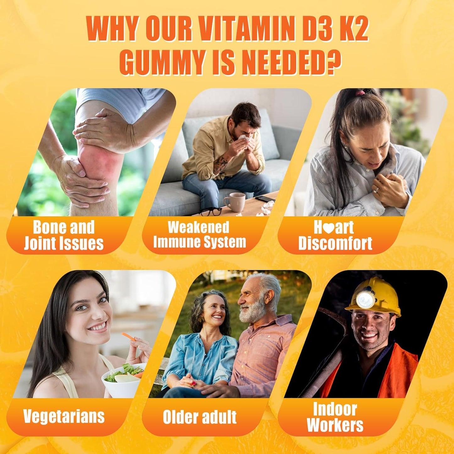 Gomitas de vitamina D3 K2 5000IU \/ 10,000 UI con omega-3 250 mg+K2...