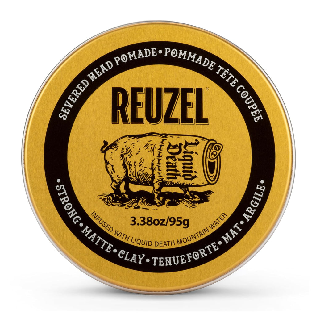 REUZEL Pomada de arcilla mate fuerte Severed Head 3.38 oz | Arcilla...