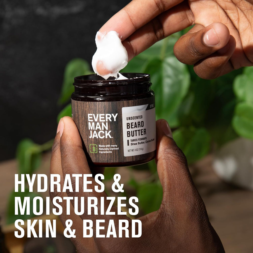 Every Man Jack Beard &amp; Scruff - Mantequilla suavizante para hom...