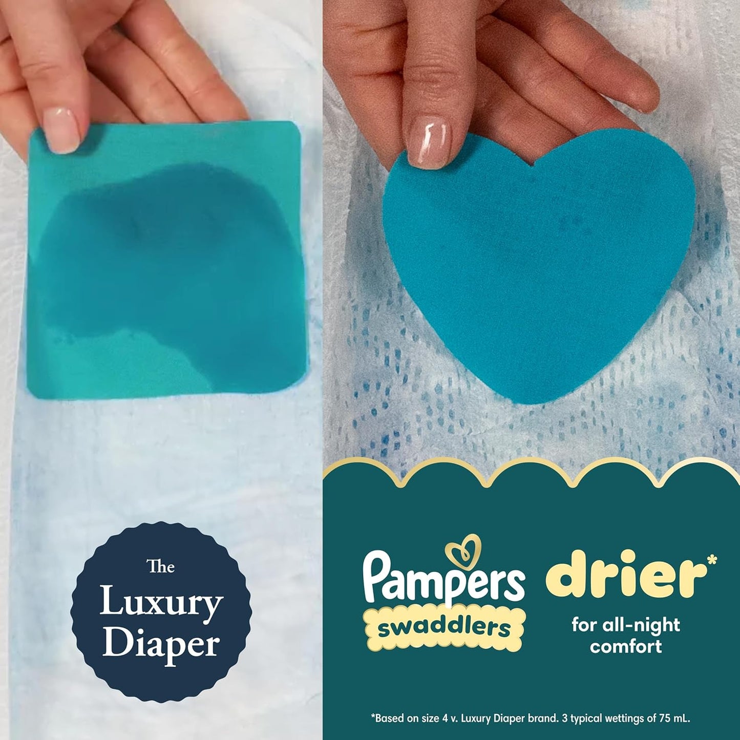 Pañales Pampers Swaddlers, talla 5 (9-17 kg), 132 unidades, absorbe...
