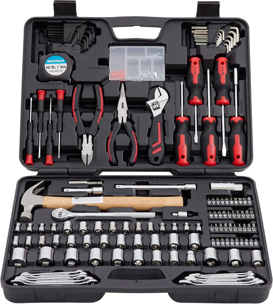 MECHMAX Juego de herramientas mecánicas de 245 piezas y kit de ench...