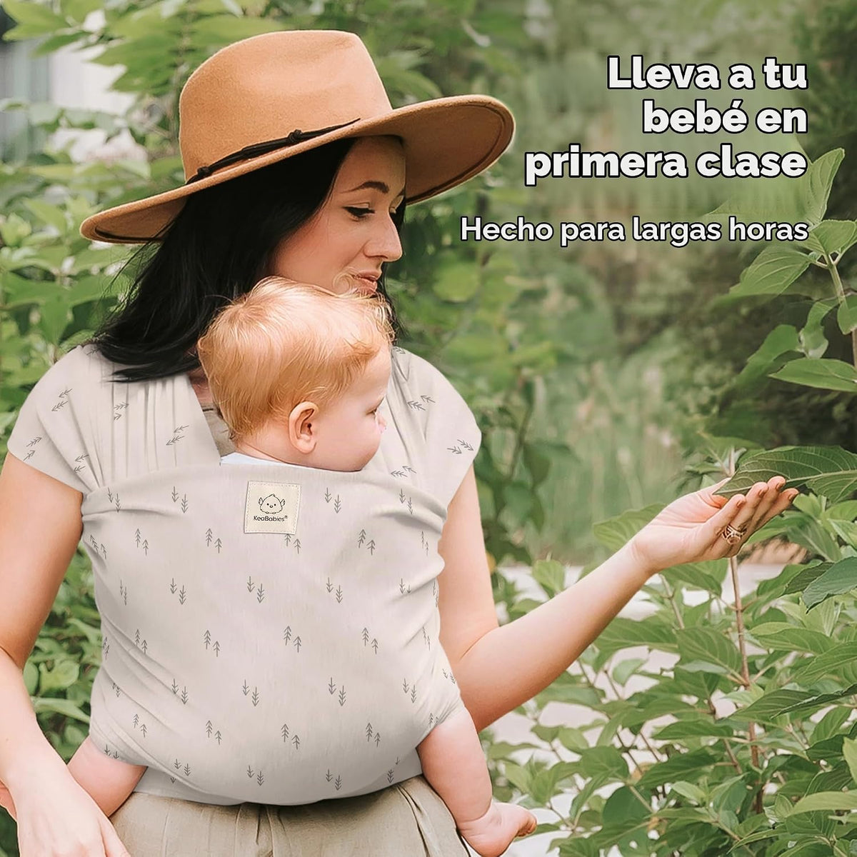 KeaBabies Portabebés, portabebés original todo en 1 (pinos) | Eslin...