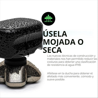 Skull Shaver - Afeitadora de cabeza y cara Pitbull Silver PRO SX5