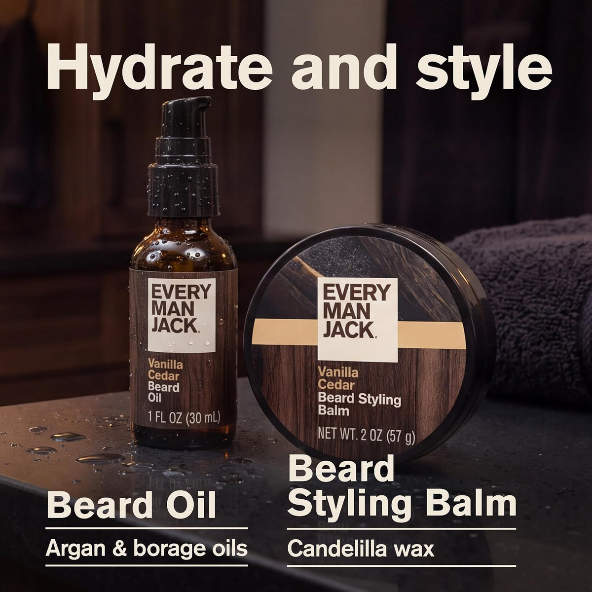 Every Man Jack Kit esencial para el cuidado de la barba para hombre...