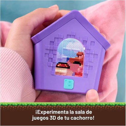 BITZEE, Doghouse Interactive Toy with 15 Puppies Inside, 3D Playroo...