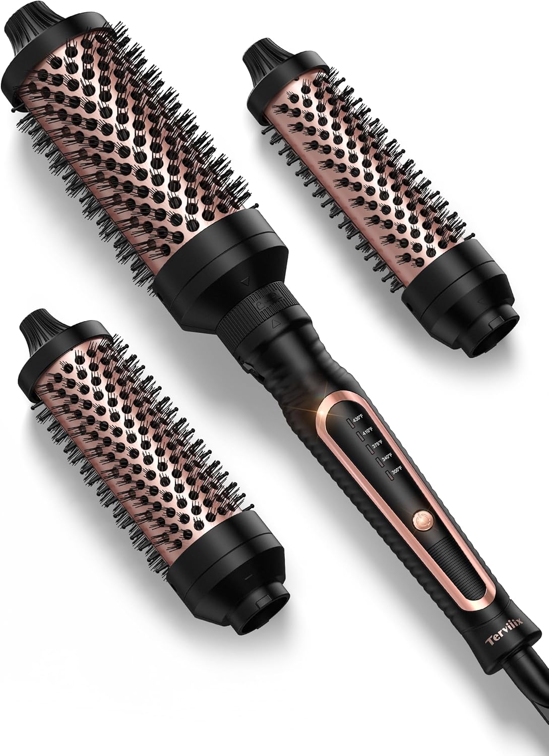 Terviiix PRO - Juego de cepillos térmicos para estilo voluminoso, c...