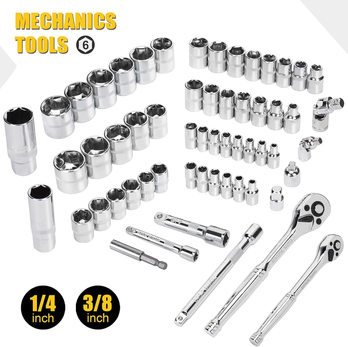 TOPLINE Juego de herramientas para el hogar de 467 piezas para mecánicos, bolsa de herramientas de 16 pulgadas con kit de herramientas para el hogar de alta resistencia incluido, juegos de