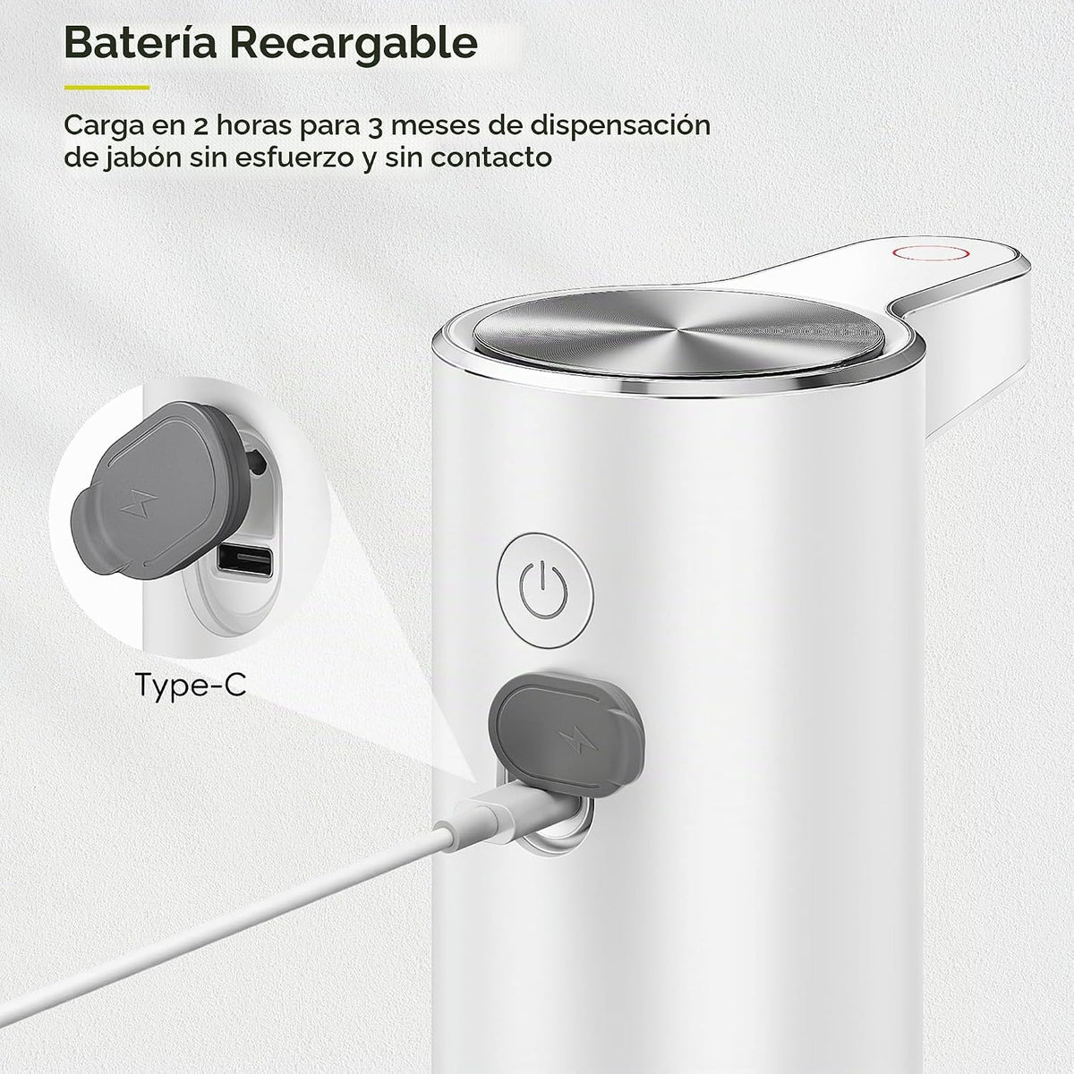 EKO Dispensador de jabón automático sin contacto Aroma para baño y...