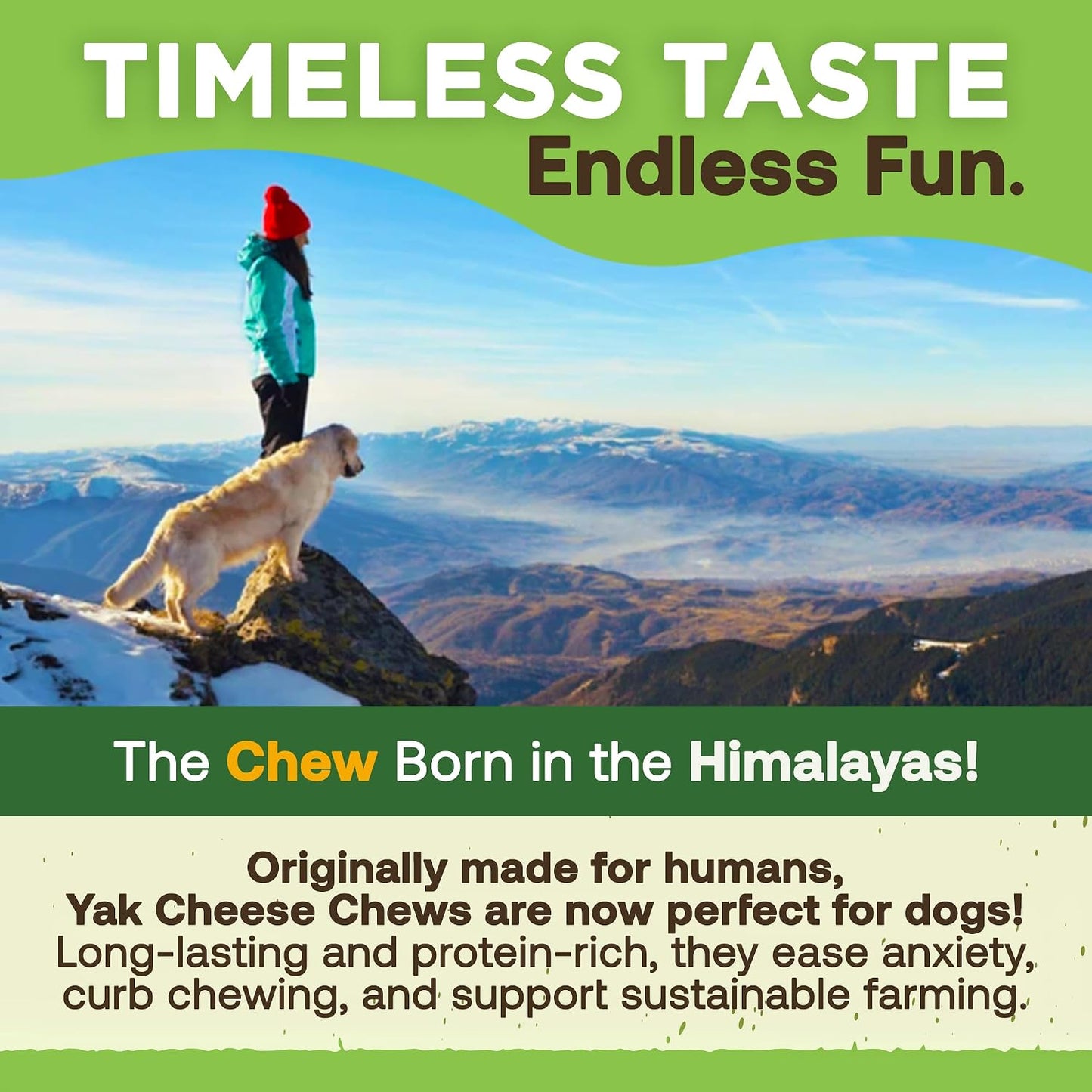 EcoKind Premium Gold Yak Cheese Masticables Himalayos para Perros,...